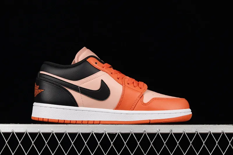 All categories Air Jordan Jordan series basketball shoes Air Jordan 1 Low Air Jordan 1 Low AJ1 Joe 1 white black orange low-top casual sneakers DM3379-600